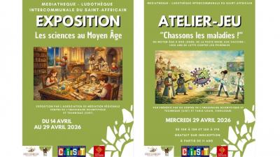 Expo et atelier-jeu sur les sciences au Moyen-Age