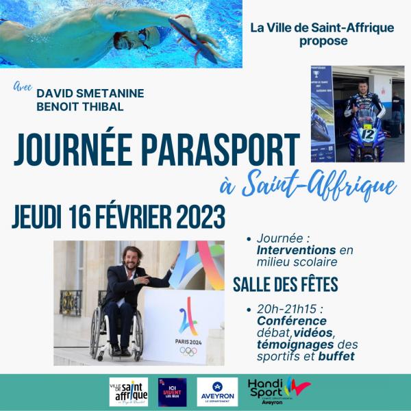 Jeudi 16 février : Journée Parasport avec David Smétanine et Benoit Thibal à Saint-Affrique