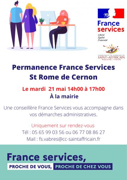 France Services : Permanence à Saint-Rome de Cernon