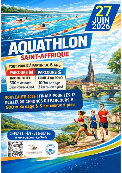 Aquathlon édition 2026 : A vos maillots et baskets !