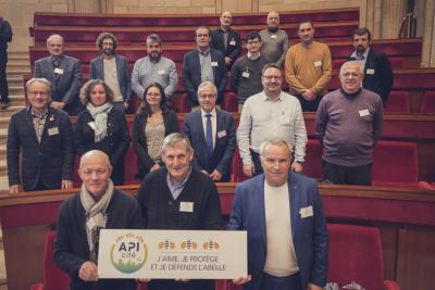 A Paris, en décembre2022, lors de la remise du label Apicité aux élus.