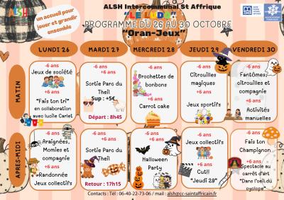 Programme semaine 2.